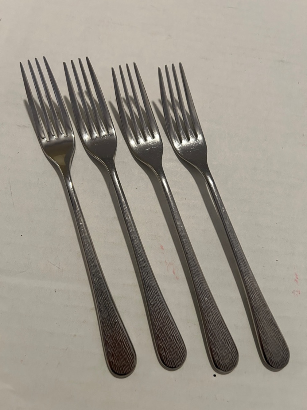 Robert Welch 4 dinner forks flatware